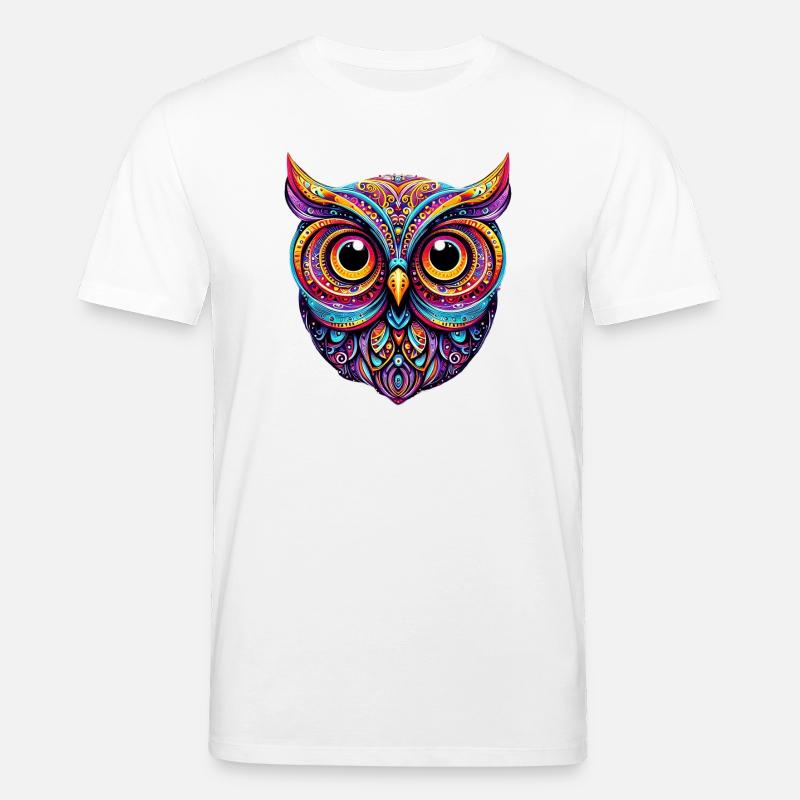 Eule - Stanley/Stella Unisex Bio-T-Shirt CREATOR  - Weiß