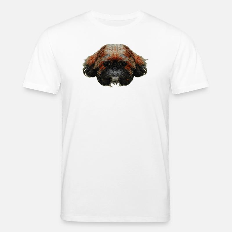 schoßhunde, shih tzu - Stanley/Stella Unisex Bio-T-Shirt CREATOR  - Weiß