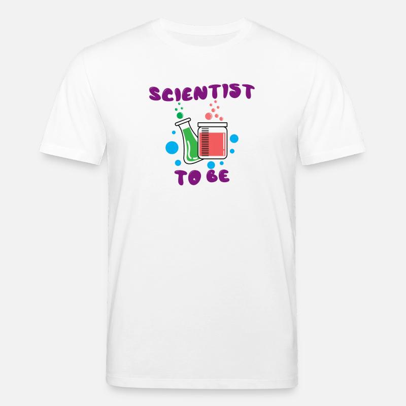 Carrière Workaholic Scientist Statement Job - T-shirt bio CREATOR Stanley/Stella Unisexe - blanc