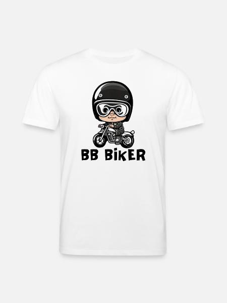 Baby biker, baby biker, baby biker - Stanley/Stella CREATOR Unisex Organic T-Shirt - white