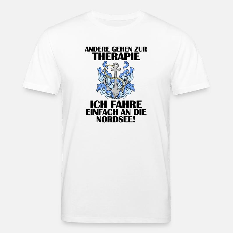 Nordsee Spruch - Stanley/Stella Unisex Bio-T-Shirt CREATOR  - Weiß