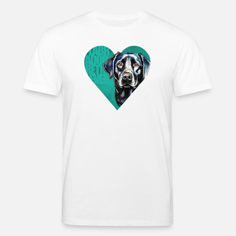 Labrador Retriever Portrait - Stanley/Stella Unisex Bio-T-Shirt CREATOR - Weiß