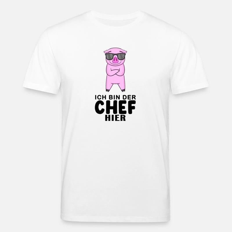 Chef Spruch - Stanley/Stella Unisex Bio-T-Shirt CREATOR - Weiß