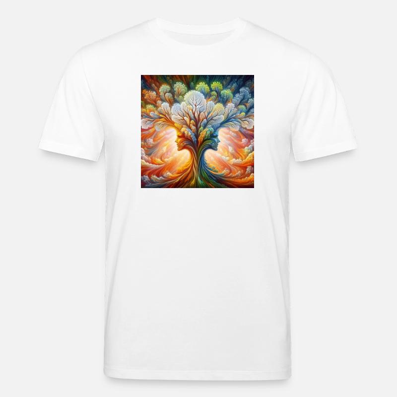 Baum des Lebens - Stanley/Stella Unisex Bio-T-Shirt CREATOR  - Weiß