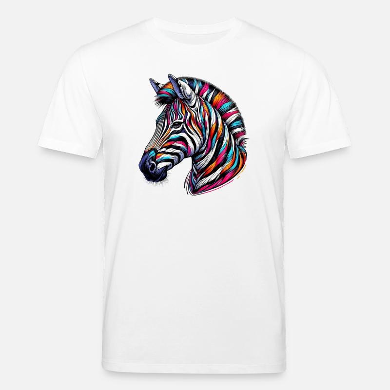 Zebra - Stanley/Stella Unisex Bio-T-Shirt CREATOR  - Weiß
