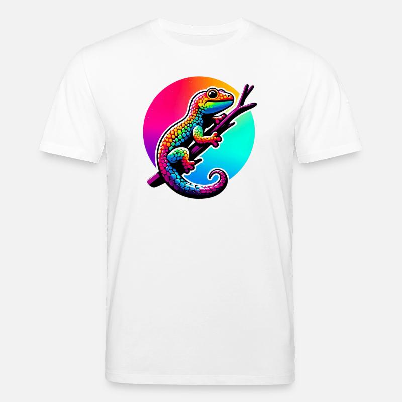 Gecko - T-shirt bio CREATOR Stanley/Stella Unisexe - blanc