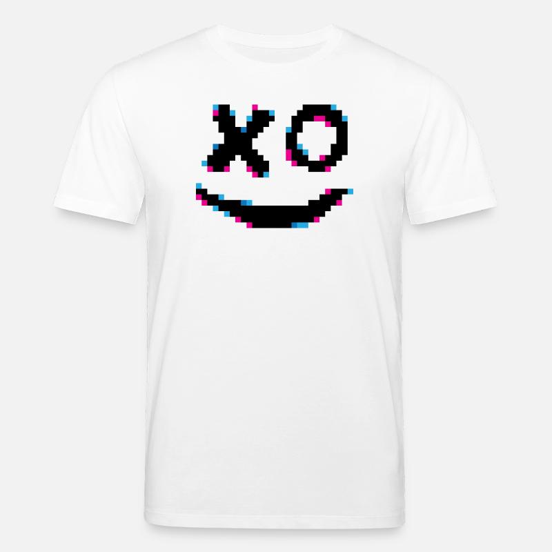 Neon-Pixel-Konfetti - Stanley/Stella Unisex Bio-T-Shirt CREATOR  - Weiß