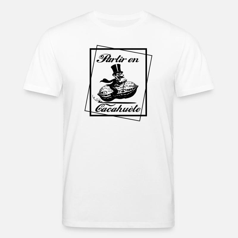 Erdnuss-Trip - Stanley/Stella Unisex Bio-T-Shirt CREATOR  - Weiß