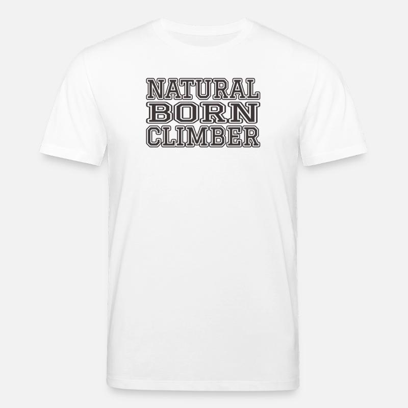 Geborener Kletterer - Stanley/Stella Unisex Bio-T-Shirt CREATOR  - Weiß