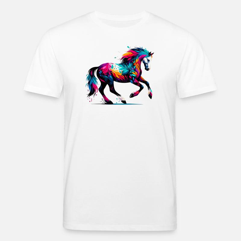Pferd - Stanley/Stella Unisex Bio-T-Shirt CREATOR - Weiß