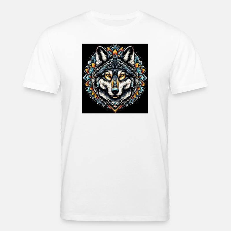 Wolf - Stanley/Stella Unisex Bio-T-Shirt CREATOR  - Weiß