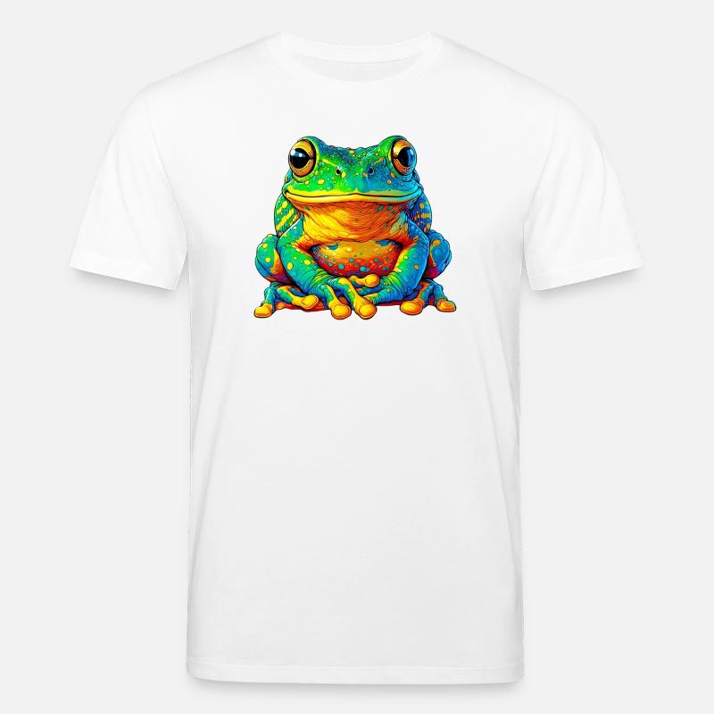 Grenouille - T-shirt bio CREATOR Stanley/Stella Unisexe - blanc