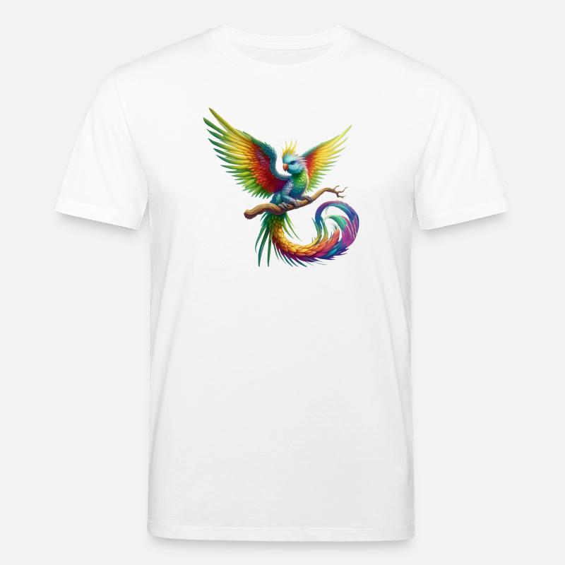 Paradiesvogel (01) - Stanley/Stella Unisex Bio-T-Shirt CREATOR  - Weiß
