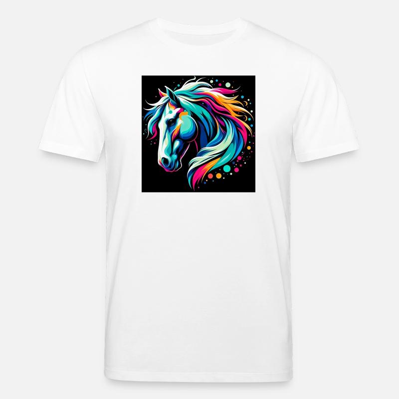Pferd - Stanley/Stella Unisex Bio-T-Shirt CREATOR - Weiß