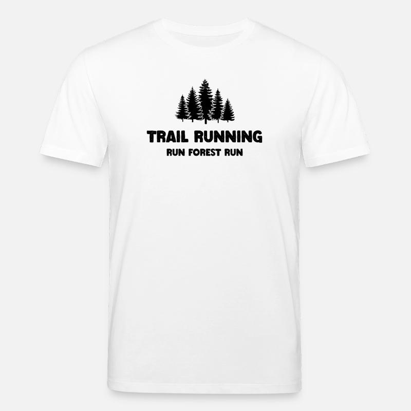 Trailrunning - Run Forest Run - Stanley/Stella Unisex Bio-T-Shirt CREATOR  - Weiß