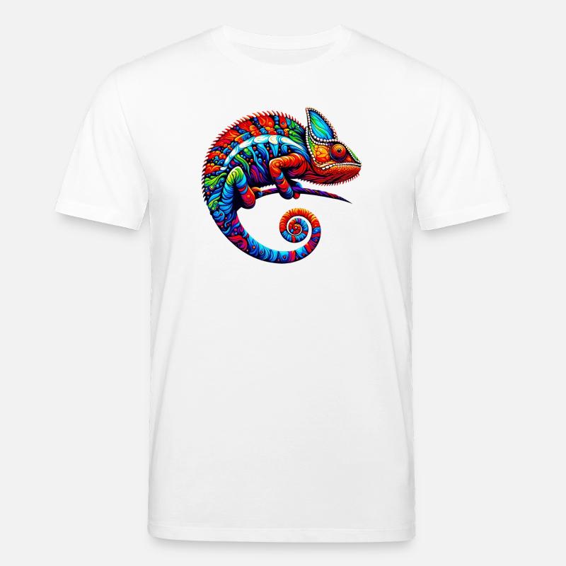 Caméléon - T-shirt bio CREATOR Stanley/Stella Unisexe - blanc