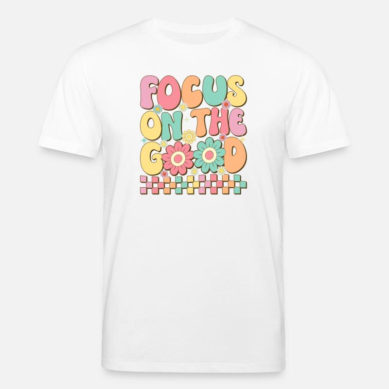 Fokus auf das Gute - Stanley/Stella Unisex Bio-T-Shirt CREATOR  - Weiß