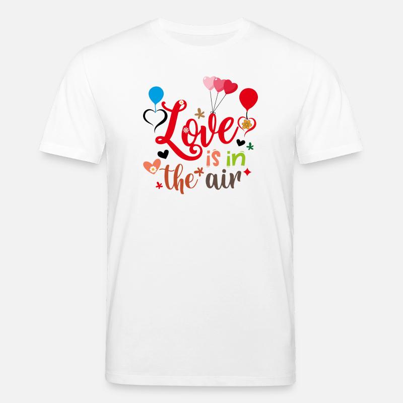 Liebe liegt in der Luft - Stanley/Stella Unisex Bio-T-Shirt CREATOR  - Weiß