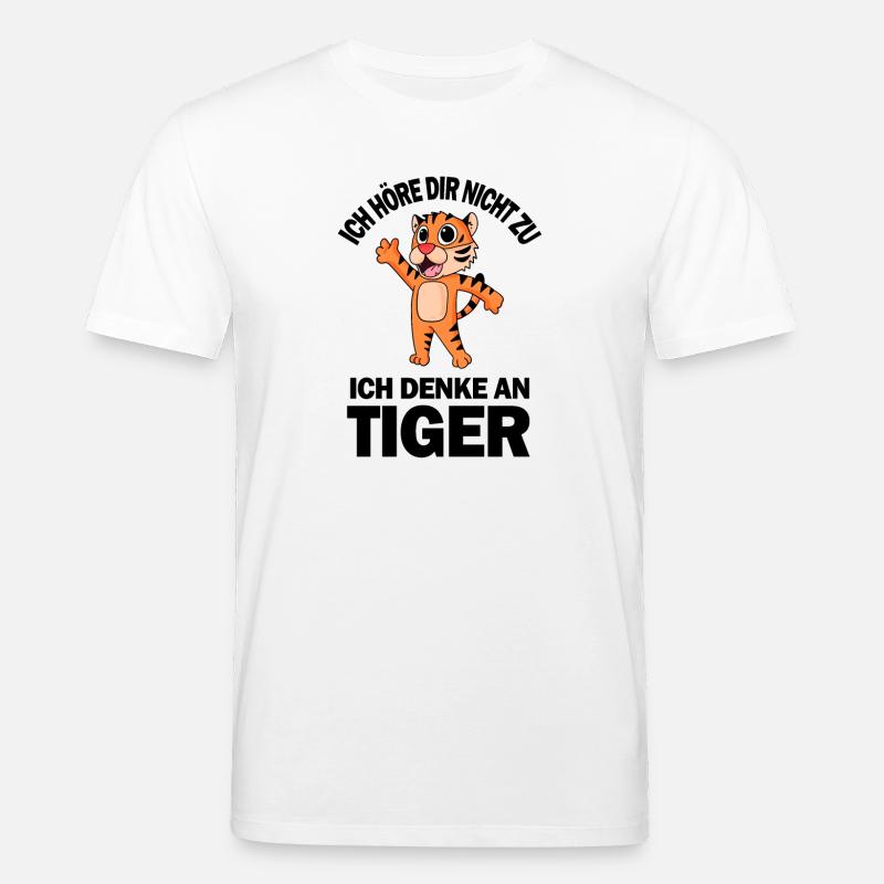 Tiger Spruch - Tiger Sprüche - Stanley/Stella Unisex Bio-T-Shirt CREATOR  - Weiß