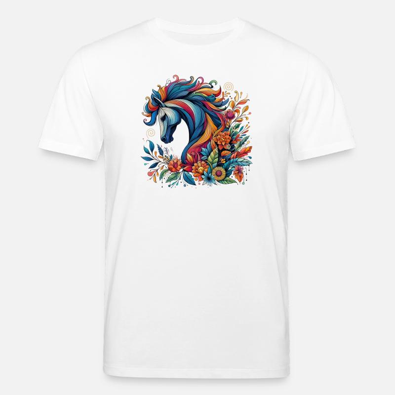 Pferd - Stanley/Stella Unisex Bio-T-Shirt CREATOR  - Weiß