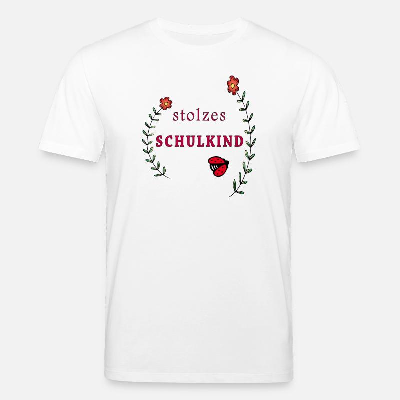 stolzes Schulkind Einschulung - Stanley/Stella Unisex Bio-T-Shirt CREATOR  - Weiß