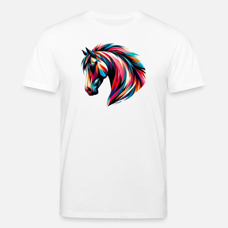 Pferd - Stanley/Stella Unisex Bio-T-Shirt CREATOR  - Weiß