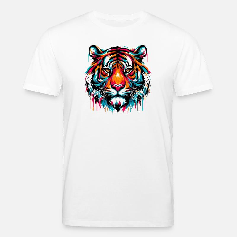 Tiger - Stanley/Stella Unisex Bio-T-Shirt CREATOR - Weiß
