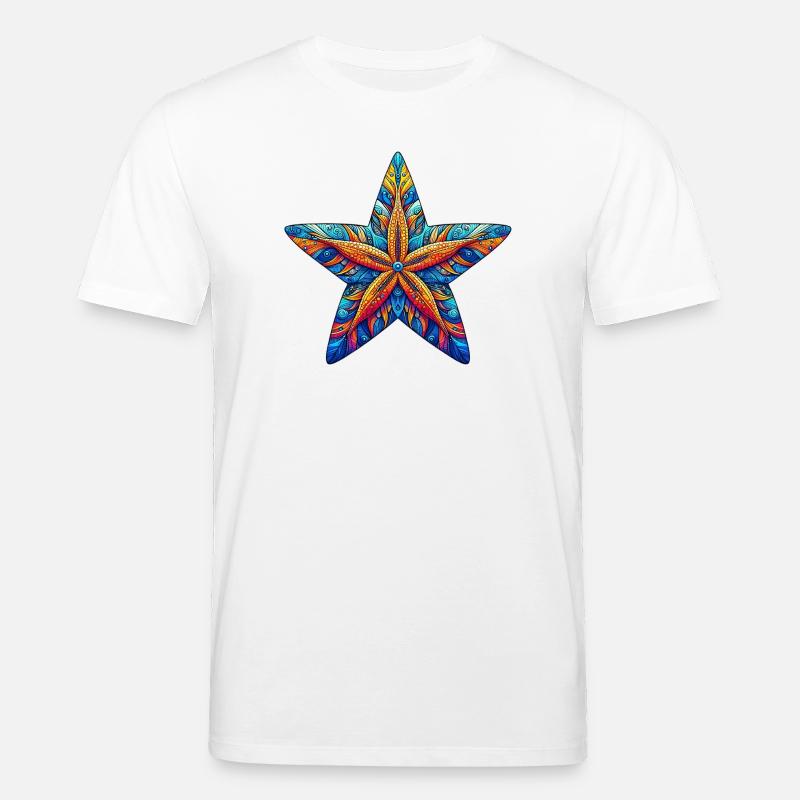 Seestern - Stanley/Stella Unisex Bio-T-Shirt CREATOR  - Weiß