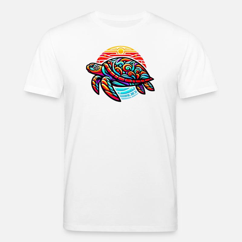 Schildkröte - Stanley/Stella Unisex Bio-T-Shirt CREATOR  - Weiß