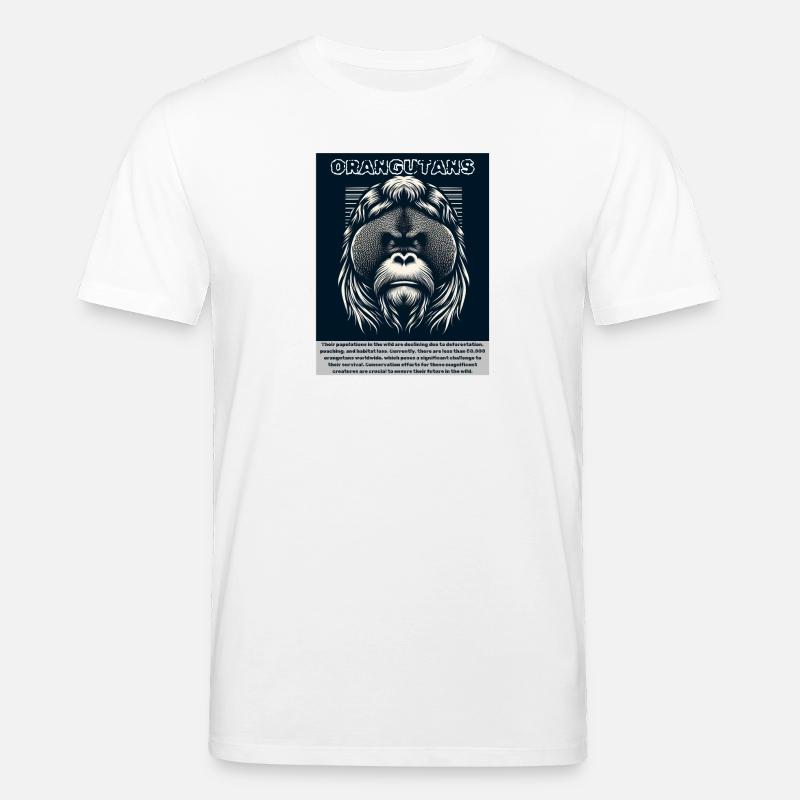 Orang-utans - Stanley/Stella Unisex Bio-T-Shirt CREATOR  - Weiß