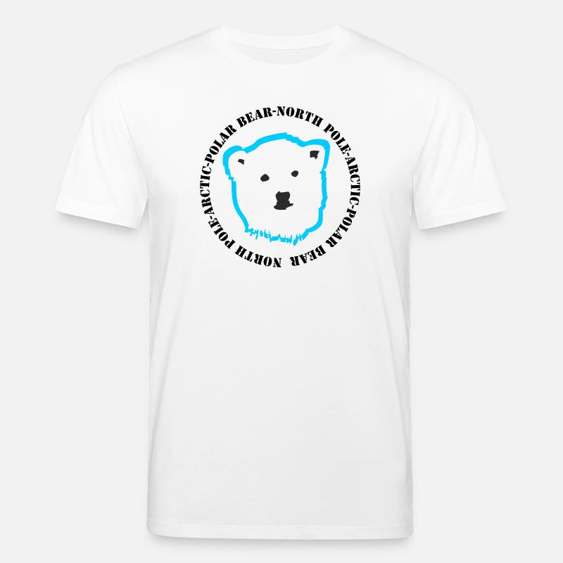 Eisbär 4 - Stanley/Stella Unisex Bio-T-Shirt CREATOR  - Weiß