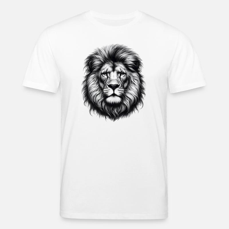 Lion - T-shirt bio CREATOR Stanley/Stella Unisexe - blanc