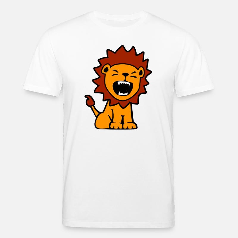 Kleiner Löwe ROAAR - Stanley/Stella Unisex Bio-T-Shirt CREATOR  - Weiß