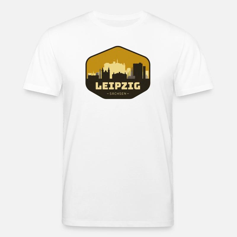 Leipzig Skyline - Stanley/Stella Unisex Bio-T-Shirt CREATOR  - Weiß
