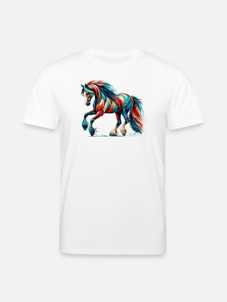 Cheval - T-shirt bio CREATOR Stanley/Stella Unisexe - blanc