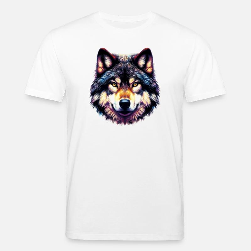 Wolf - Stanley/Stella CREATOR Unisex Organic T-Shirt - white
