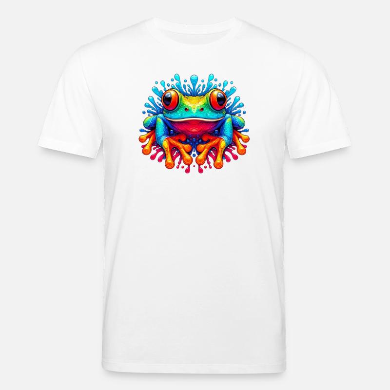 Grenouille - T-shirt bio CREATOR Stanley/Stella Unisexe - blanc