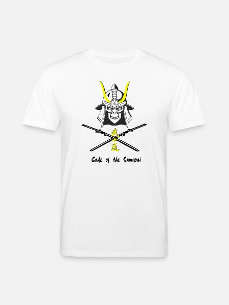 Samuraihelm Kabuto 4 - Stanley/Stella Unisex Bio-T-Shirt CREATOR  - Weiß