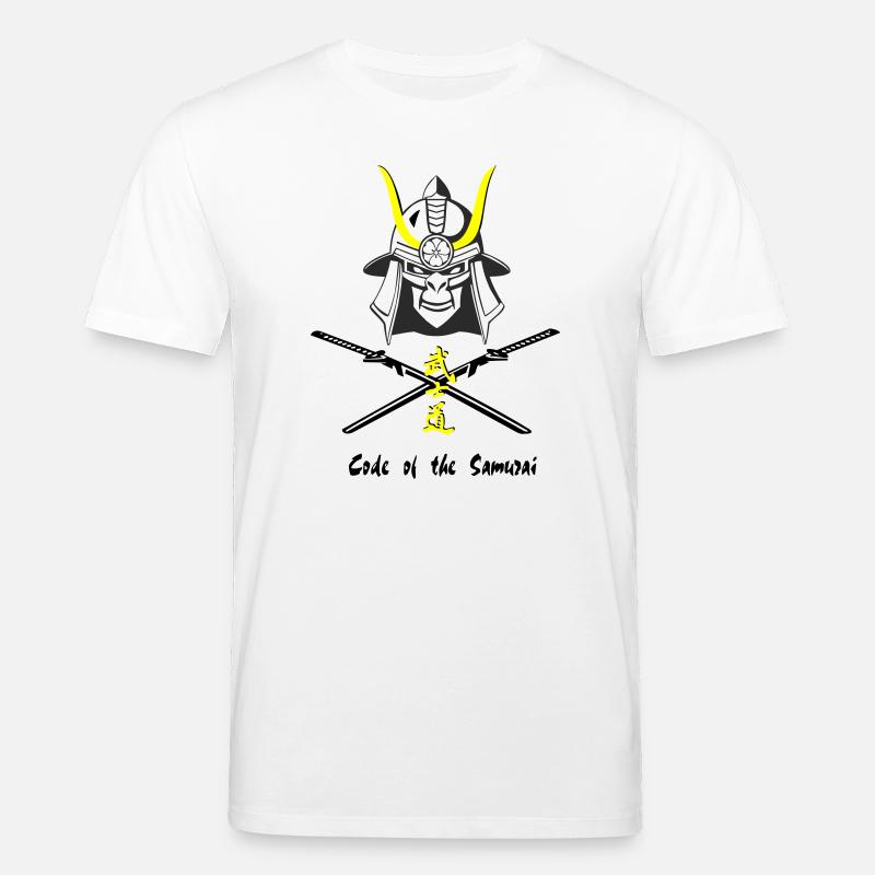 Samuraihelm Kabuto 4 - Stanley/Stella Unisex Bio-T-Shirt CREATOR - Weiß