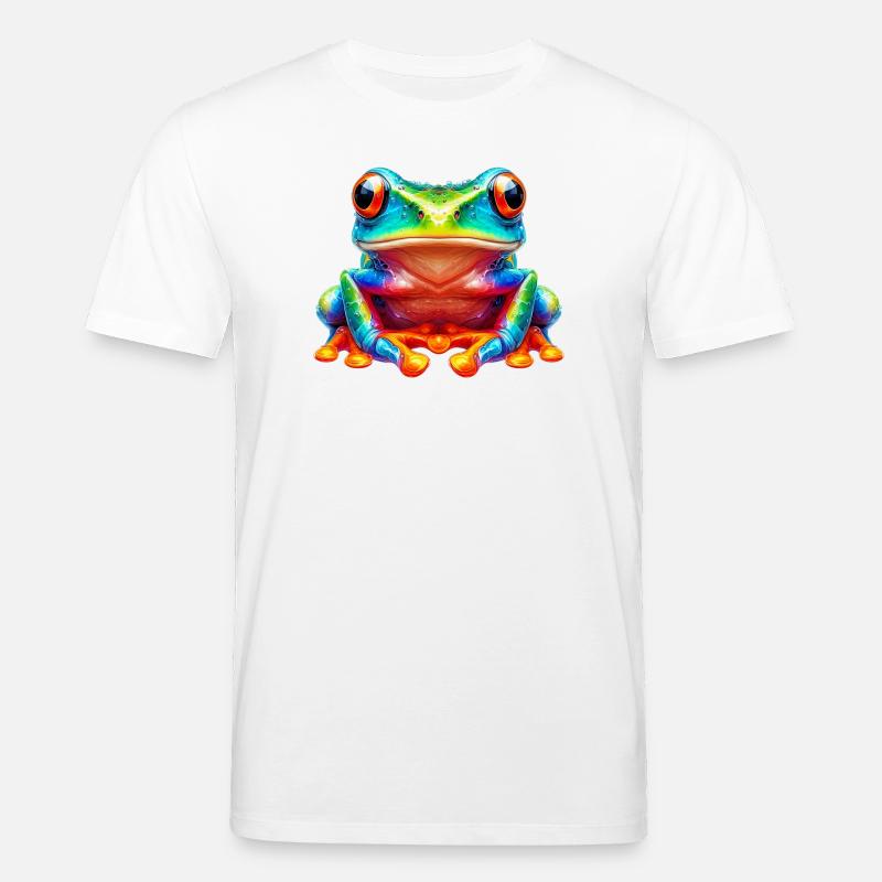 Grenouille - T-shirt bio CREATOR Stanley/Stella Unisexe - blanc