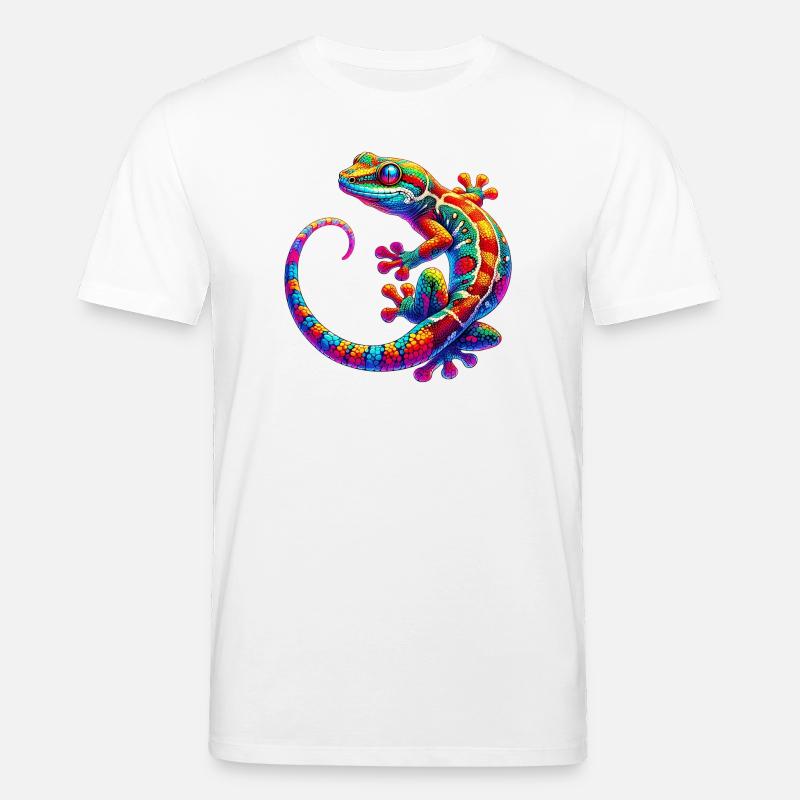Gecko - Stanley/Stella Unisex Bio-T-Shirt CREATOR  - Weiß