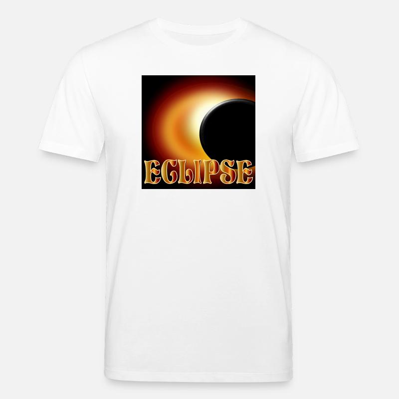 SOLAR ECLIPSE ECLIPSE ASTRONOMY - Stanley/Stella CREATOR Unisex Organic T-Shirt - white