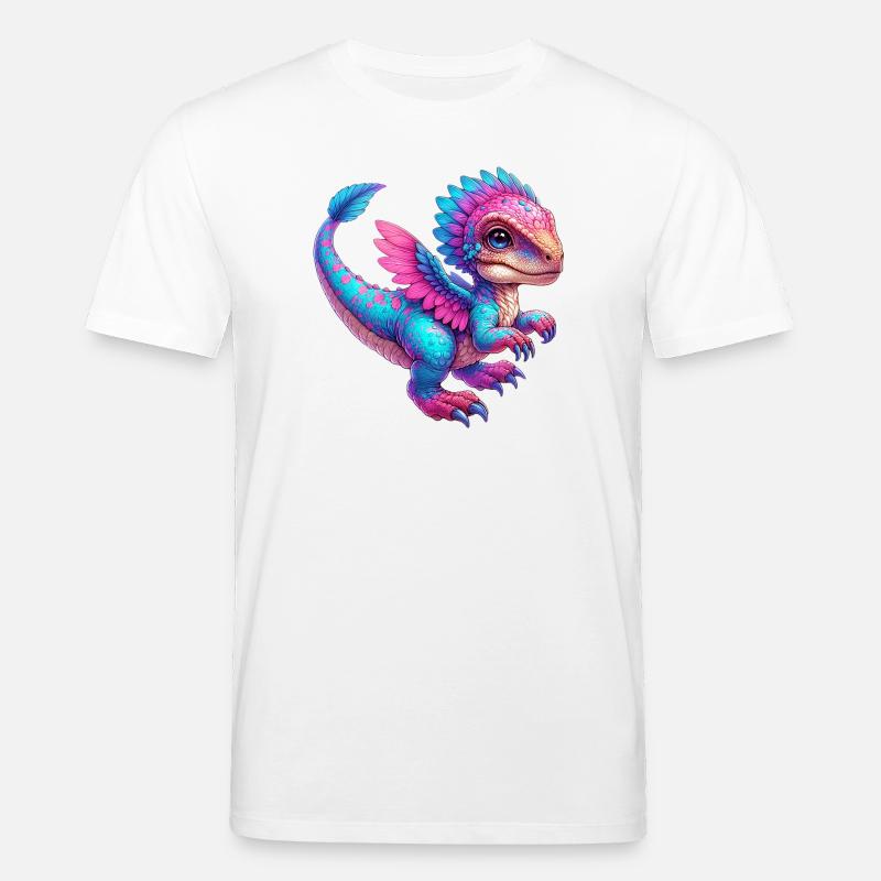 Dinosaurier - Stanley/Stella Unisex Bio-T-Shirt CREATOR  - Weiß