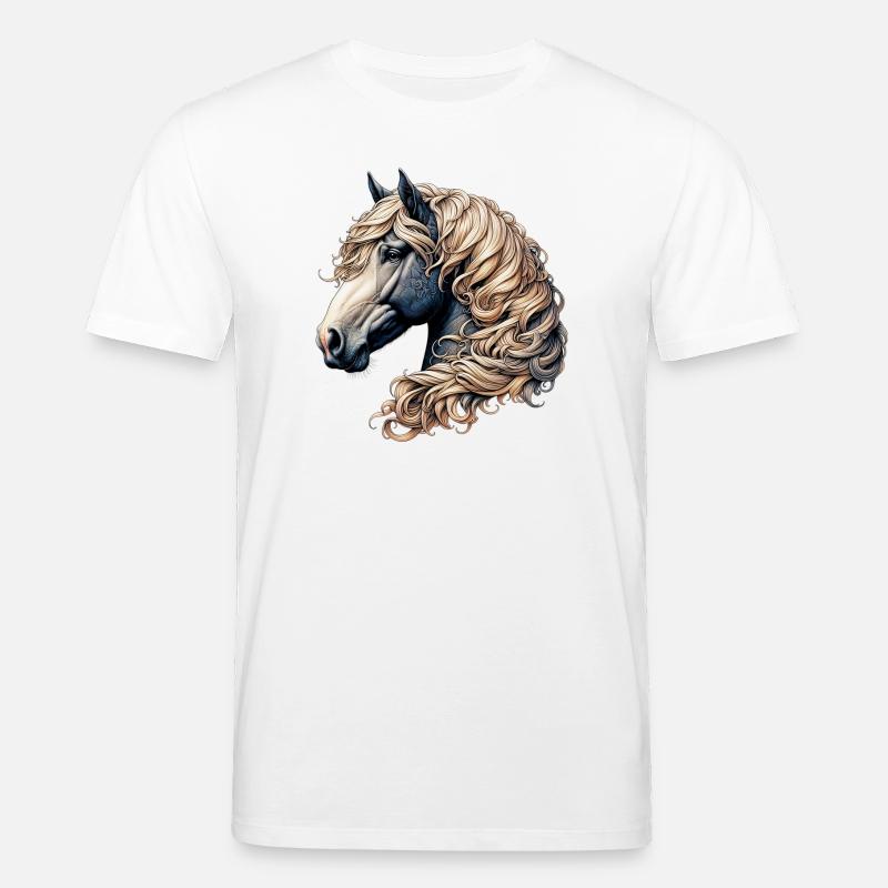Pferd - Stanley/Stella Unisex Bio-T-Shirt CREATOR - Weiß