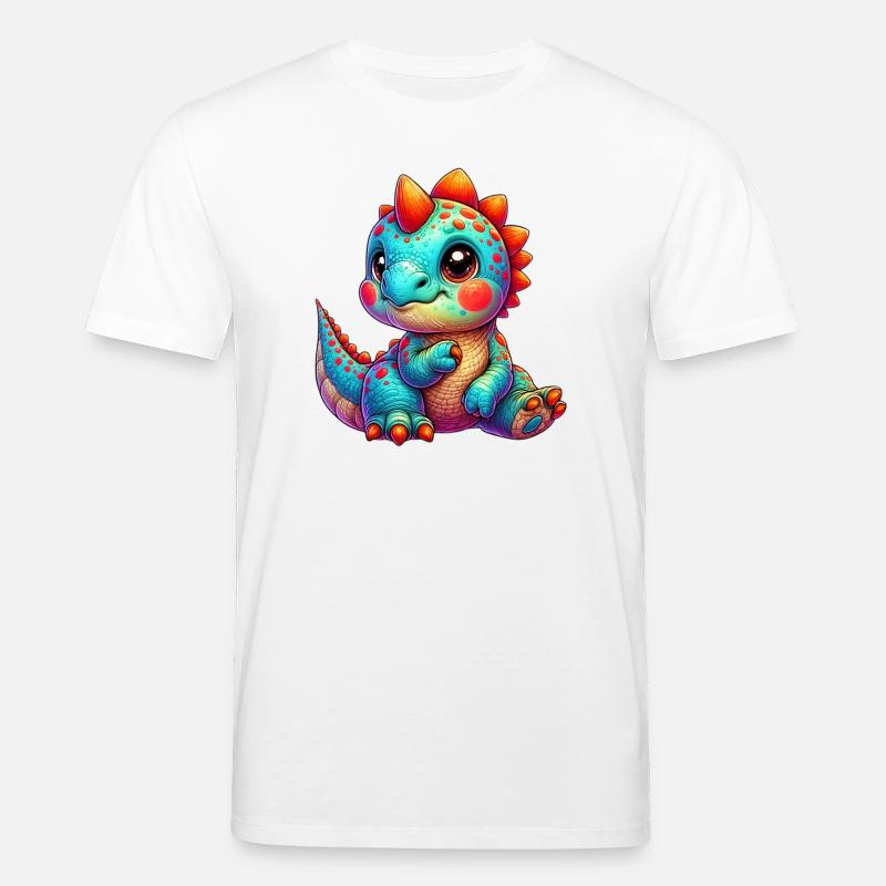 Dinosaurier - Stanley/Stella Unisex Bio-T-Shirt CREATOR  - Weiß