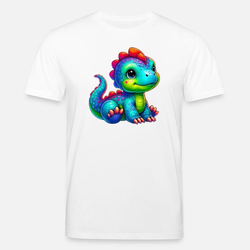 Dinosaurier - Stanley/Stella Unisex Bio-T-Shirt CREATOR  - Weiß
