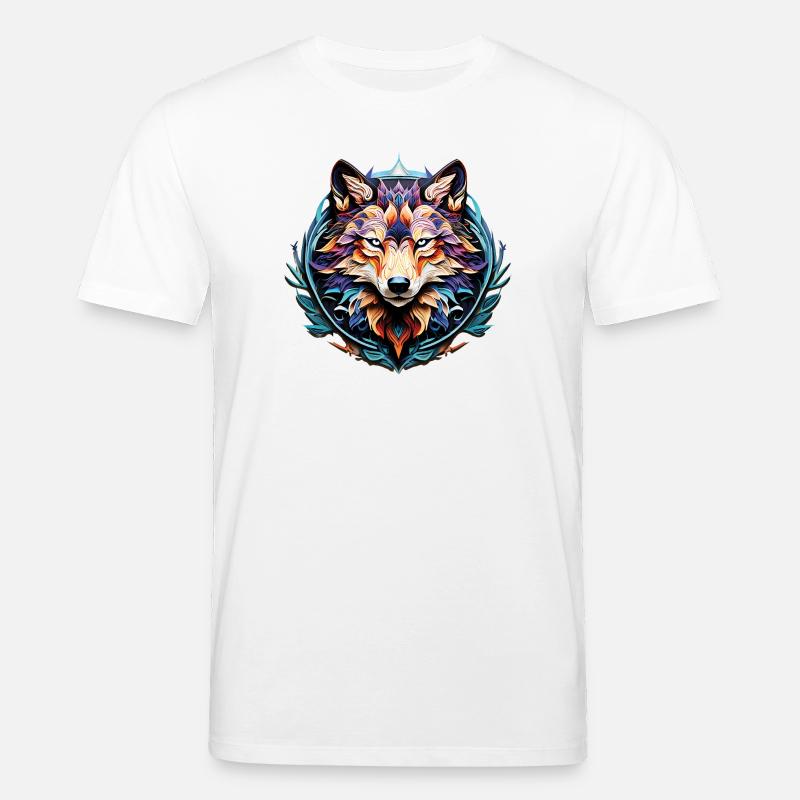 Wolf_02 - Stanley/Stella Unisex Bio-T-Shirt CREATOR  - Weiß