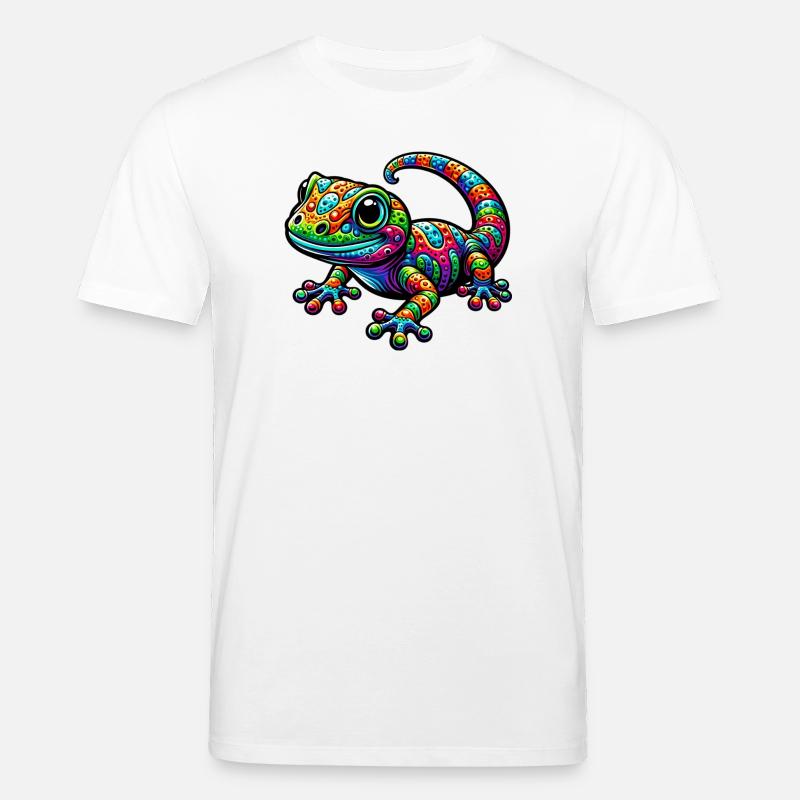 Gecko - T-shirt bio CREATOR Stanley/Stella Unisexe - blanc