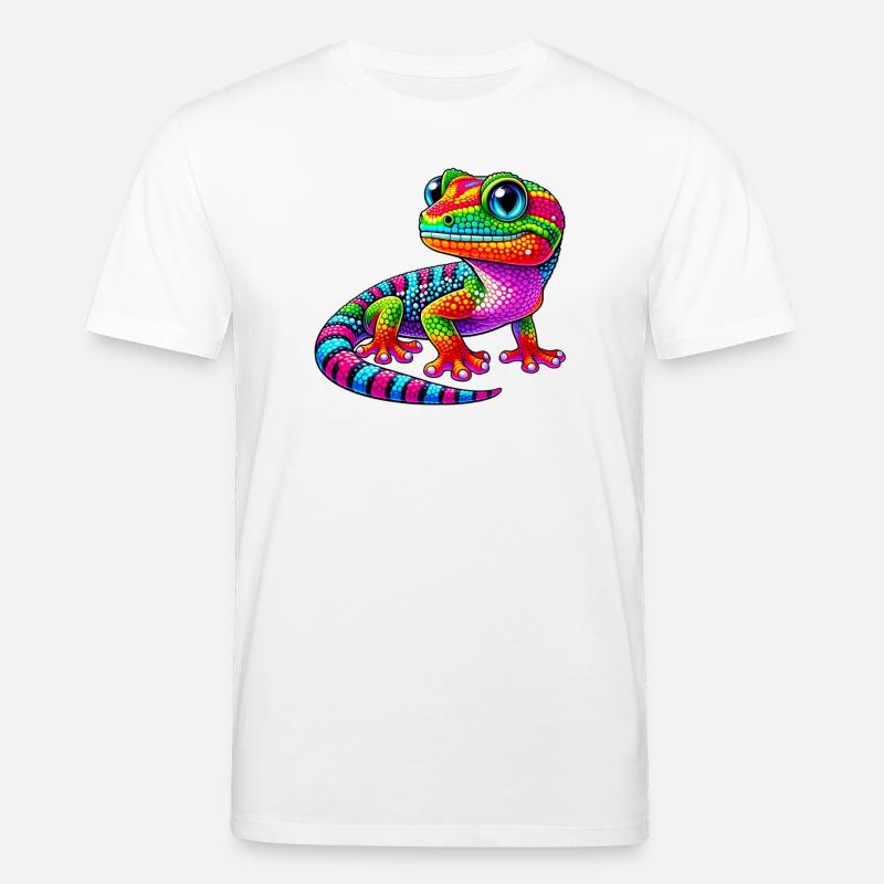 Gecko - Stanley/Stella Unisex Bio-T-Shirt CREATOR - Weiß