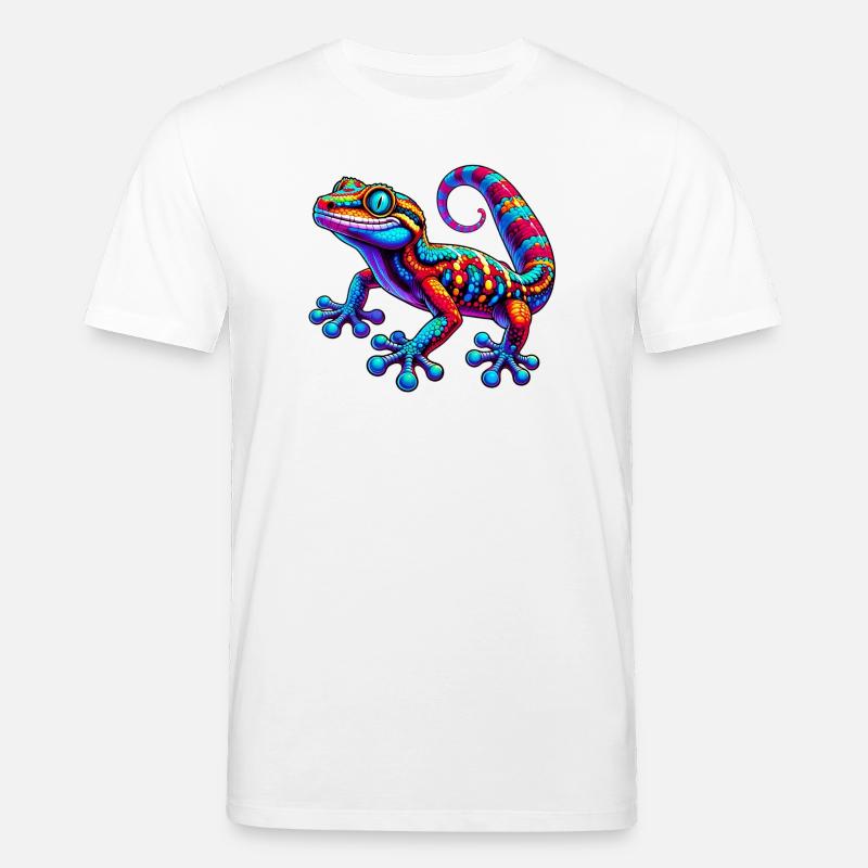 Gecko - T-shirt bio CREATOR Stanley/Stella Unisexe - blanc